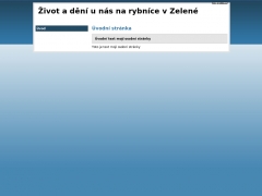 �ivot a d�n� u n�s na rybn�ce v Zelen�