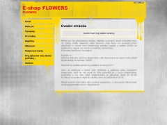 E-shop FLOWERS
