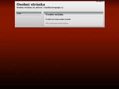Osobn strnka