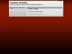 Osobn strnka