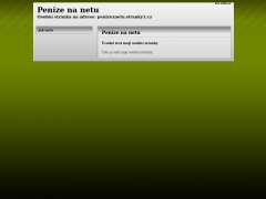 Pen�ze na netu