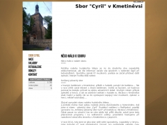 Sbor CYRIL pi kostele sv. Vclava v Kmetinvsi