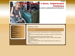 Umeleck perky z kovu, inpirovan histriou