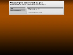 Odkazy pro registraci na ptc