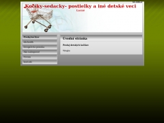 Koky-sedacky- postielky a in detsk veci