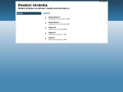 Osobn strnka