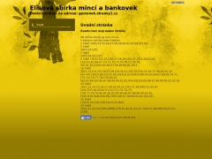 Elisova sbrka minc a bankovek