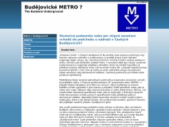 Budjovick METRO ?
