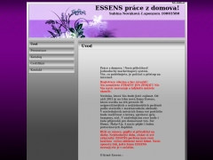 ESSENS prce z domova!