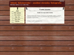 Adam Adamovsk - osobn strnky fotografa