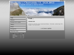 Slovinsko a Chorvatsko 11.-24.8.2013