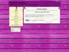 Osobn strnka