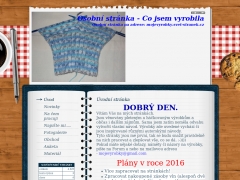 Osobn strnka - Co jsem vyrobila
